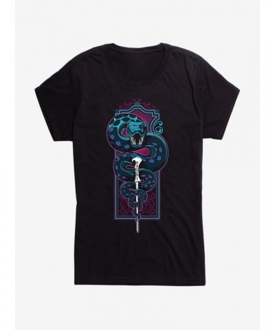 Harry Potter Deatheater Snake Girls T-Shirt $9.36 T-Shirts