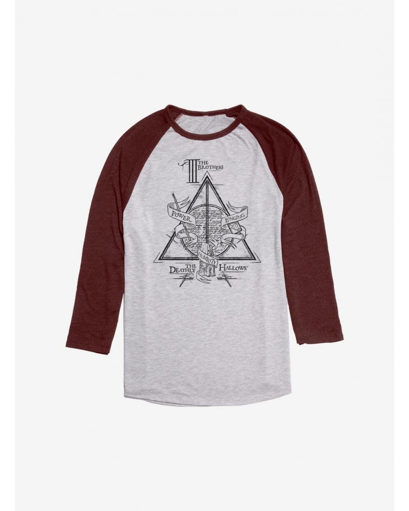 Harry Potter The Deathly Hallows Raglan $9.94 Raglans