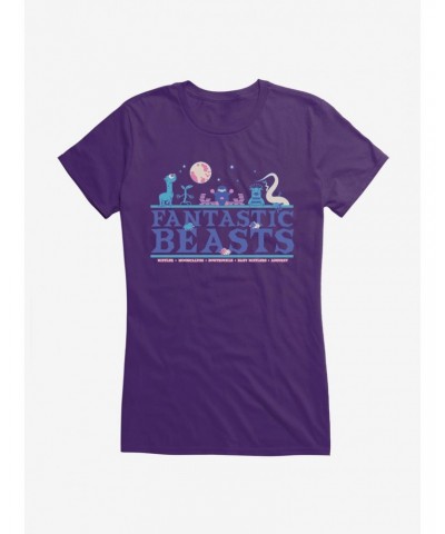 Fantastic Beasts Moon Beasts Girls T-Shirt $6.37 T-Shirts