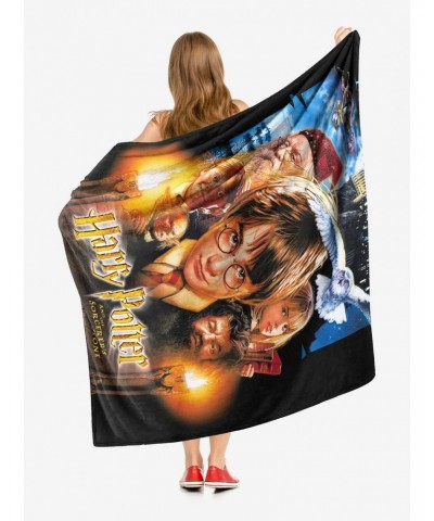 Harry Potter Sorcerer's Stone Throw Blanket $26.36 Blankets