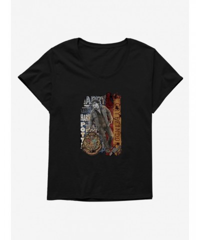 Harry Potter Harry Of Gryffindor Girls T-Shirt Plus Size $9.48 T-Shirts