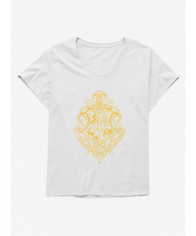Harry Potter Hogwarts Crest Abstract Girls T-Shirt Plus Size $7.63 T-Shirts