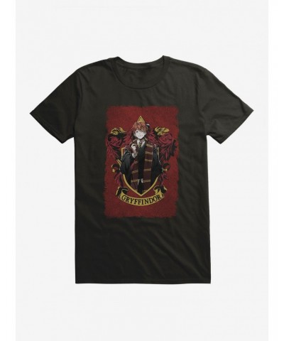 Harry Potter Ron Gryffindor Anime Style T-Shirt $7.46 T-Shirts