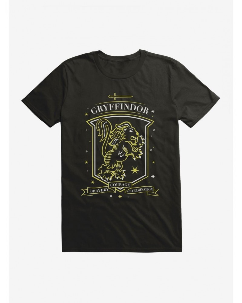 Harry Potter Gryffindor Sketch Shield T-Shirt $6.31 T-Shirts