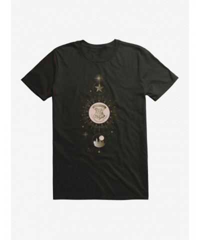 Harry Potter Hogwarts Gold Shield Christmas T-Shirt $8.41 T-Shirts