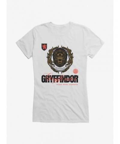 Harry Potter Gryffindor Seal Motto Girls T-Shirt $6.77 T-Shirts