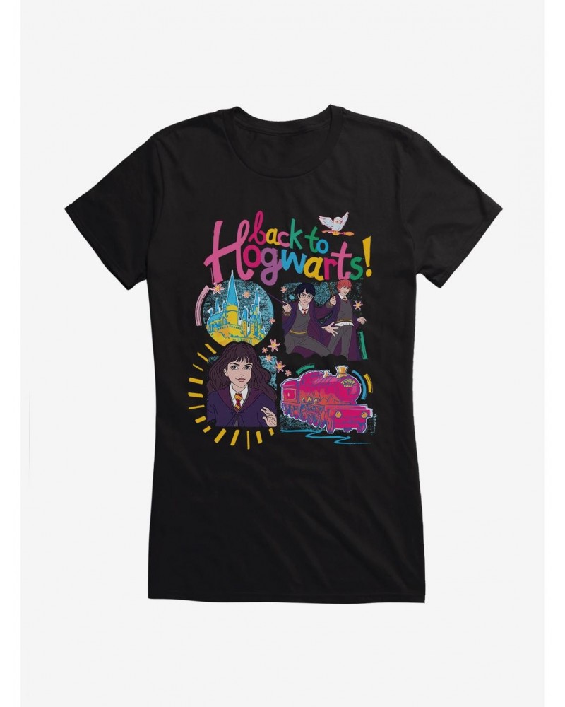 Harry Potter Back to Hogwarts Girls T-Shirt $8.37 T-Shirts