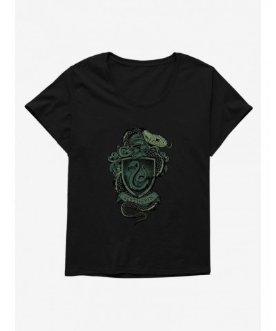 Harry Potter Slytherin Shield Girls T-Shirt Plus Size $8.09 T-Shirts