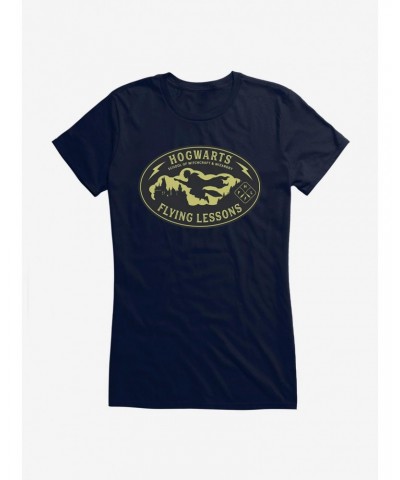 Harry Potter Hogwarts Flying Lessons Girls T-Shirt $8.76 T-Shirts