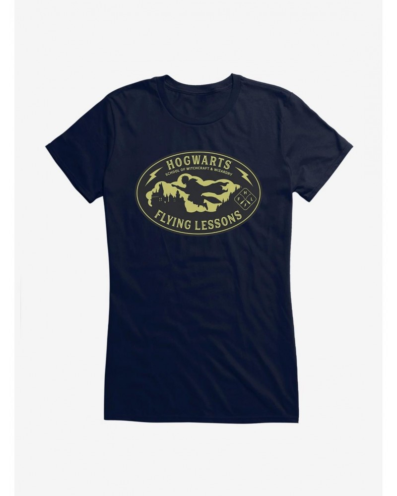 Harry Potter Hogwarts Flying Lessons Girls T-Shirt $8.76 T-Shirts