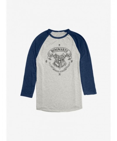 Harry Potter Hogwarts Logo Raglan $11.10 Raglans
