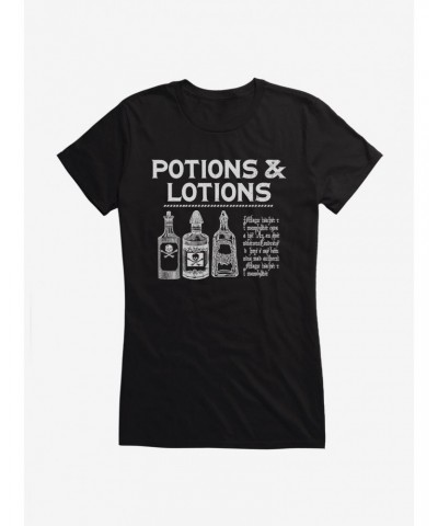 Fantastic Beasts Potions & Lotions Girls T-Shirt $7.97 T-Shirts