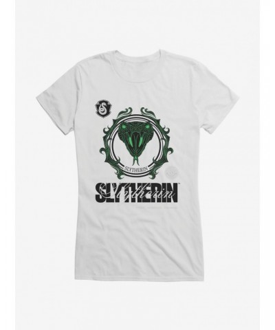 Harry Potter Slytherin Seal Motto Girls T-Shirt $8.37 T-Shirts
