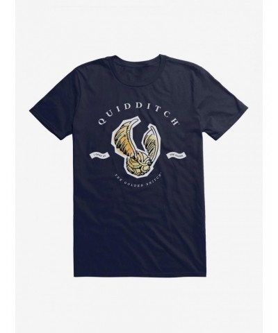 Harry Potter Watercolor Quidditch Golden Snitch T-Shirt $8.99 T-Shirts