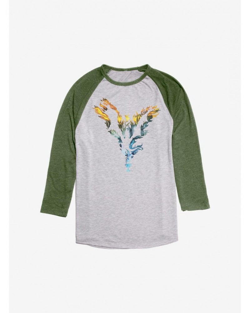 Harry Potter Burning Phoenix Raglan $8.32 Raglans