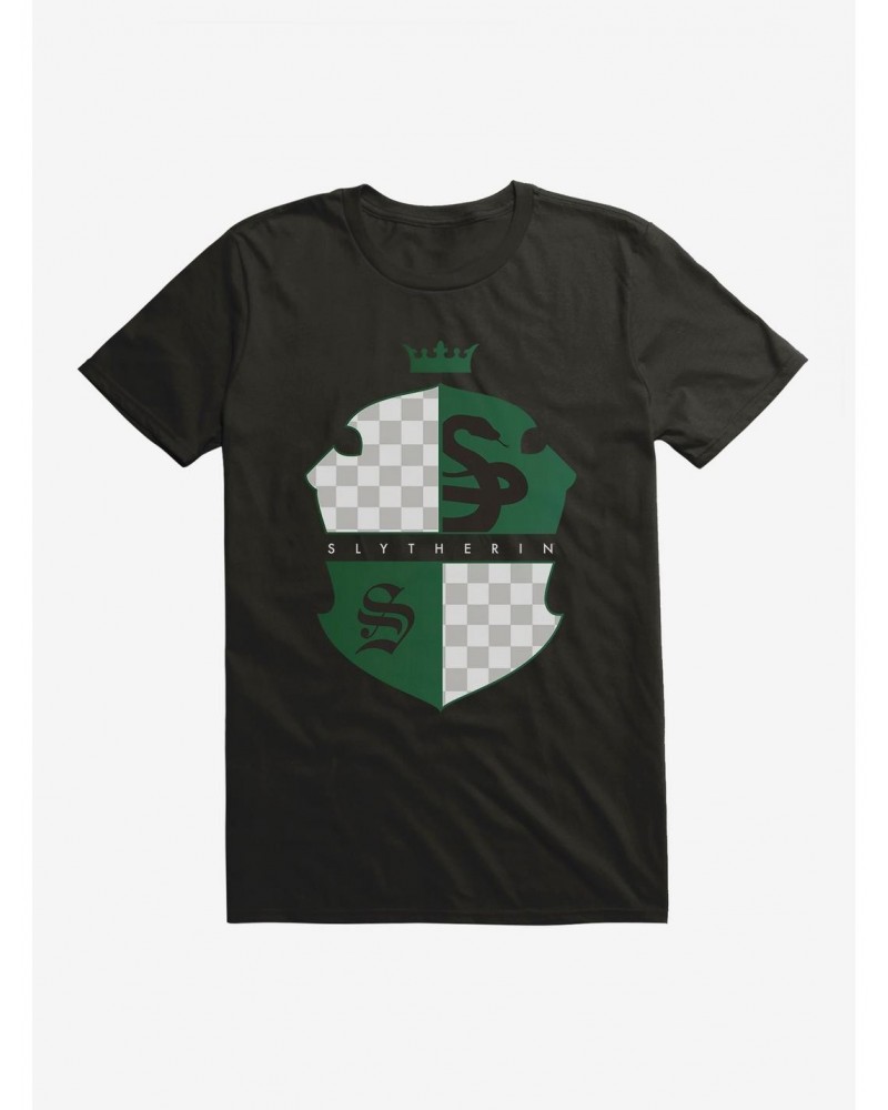 Harry Potter Slytherin Coat Of Arms T-Shirt $5.74 T-Shirts