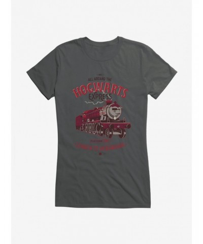 Harry Potter Hogwarts Express Red Icon Girls T-Shirt $8.76 T-Shirts