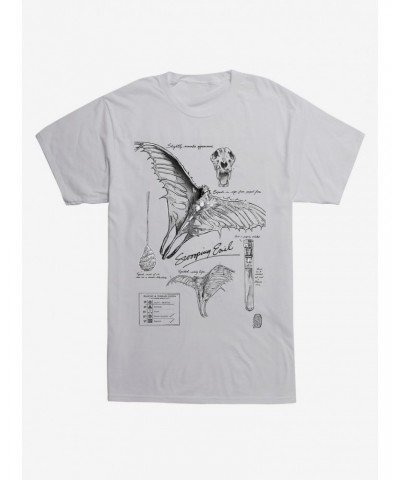 Fantastic Beasts Swooping Evil Sketches T-Shirt $7.46 T-Shirts