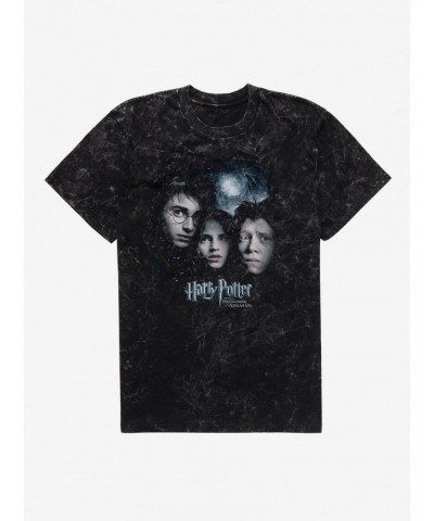 Harry Potter and the Prisoner of Azkaban Movie Poster Mineral Wash T-Shirt $9.12 T-Shirts