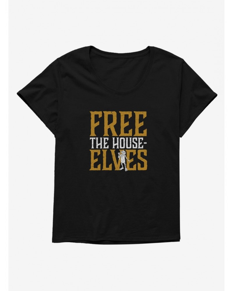 Harry Potter Free The House-Elves Girls T-Shirt Plus Size $6.94 T-Shirts