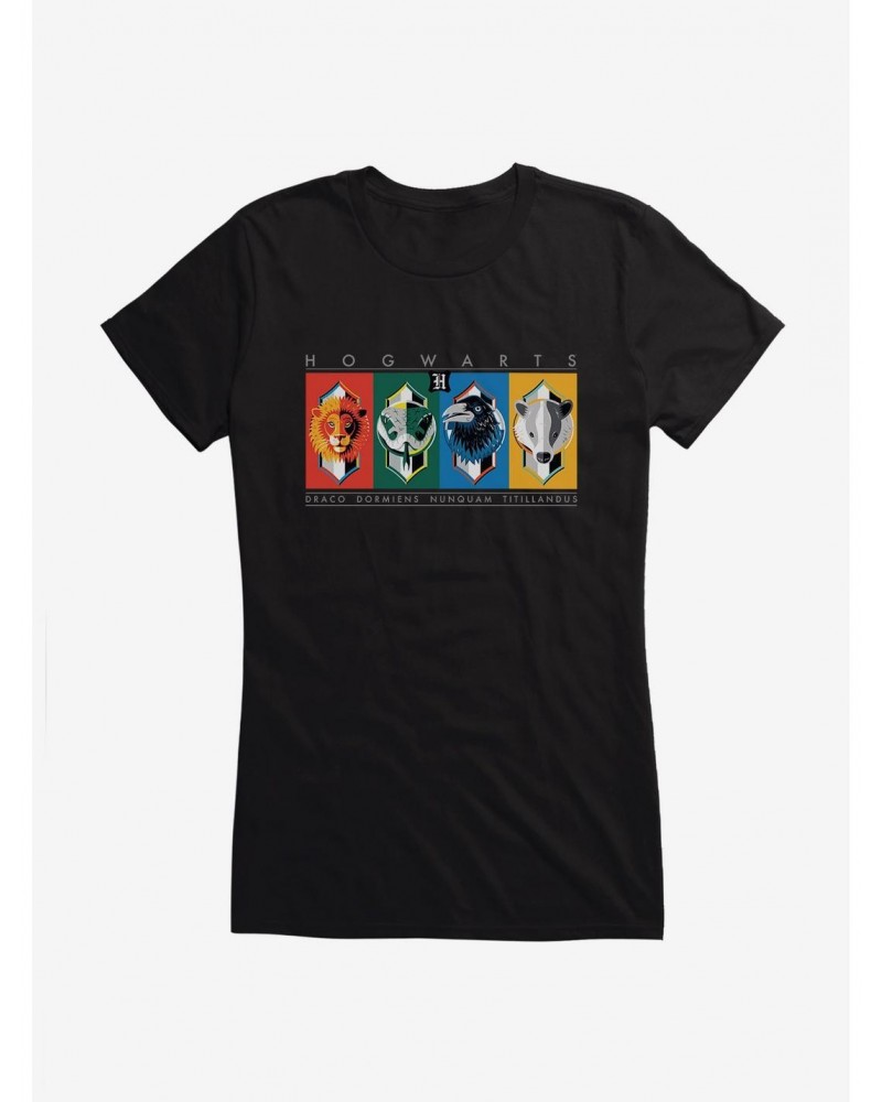 Harry Potter The Four Sigils Girls T-Shirt $8.76 T-Shirts