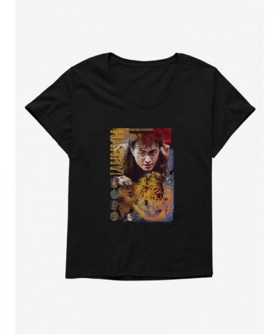 Harry Potter Hogwarts School Tag Girls T-Shirt Plus Size $10.64 T-Shirts