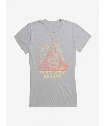 Fantastic Beasts Deathly Hallows Serpent Girls T-Shirt $6.57 T-Shirts