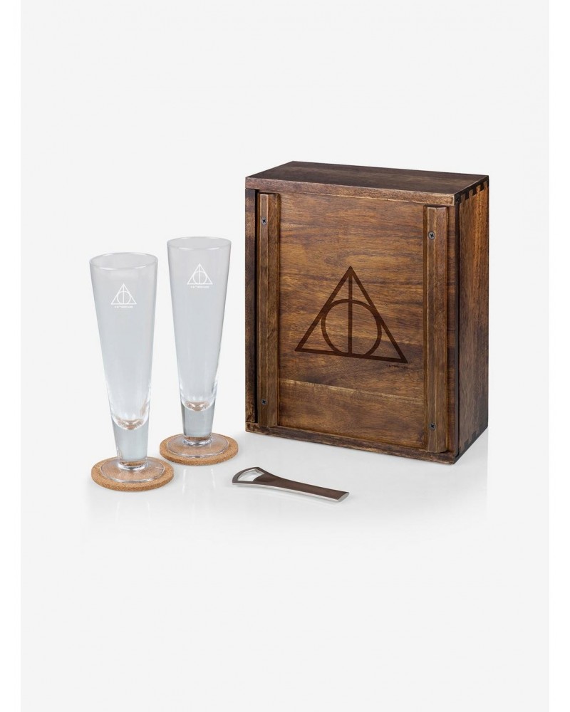 Harry Potter Deathly Hallows Beverage Glass Set $79.15 Glass Set