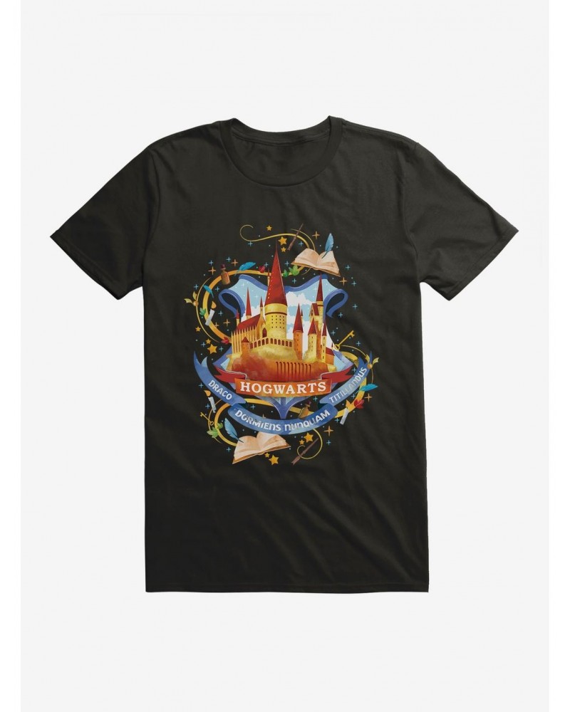 Harry Potter Hogwarts School Graphic T-Shirt $7.84 T-Shirts