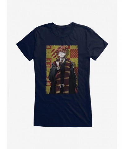Harry Potter Ron Anime Style Girls T-Shirt $5.98 T-Shirts