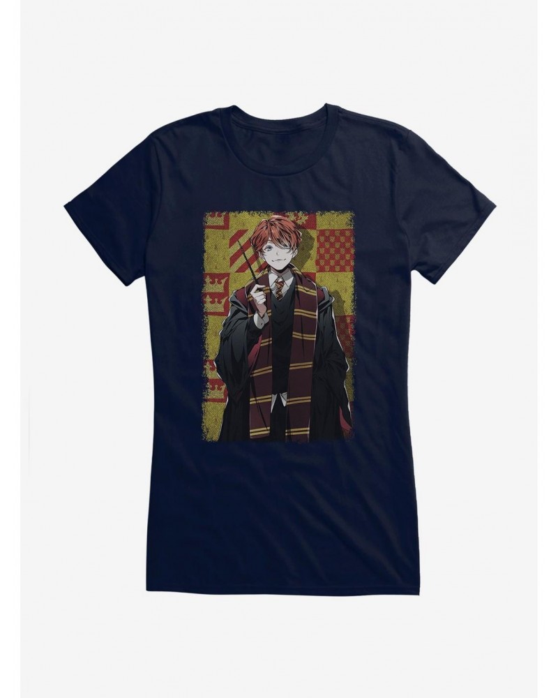 Harry Potter Ron Anime Style Girls T-Shirt $5.98 T-Shirts