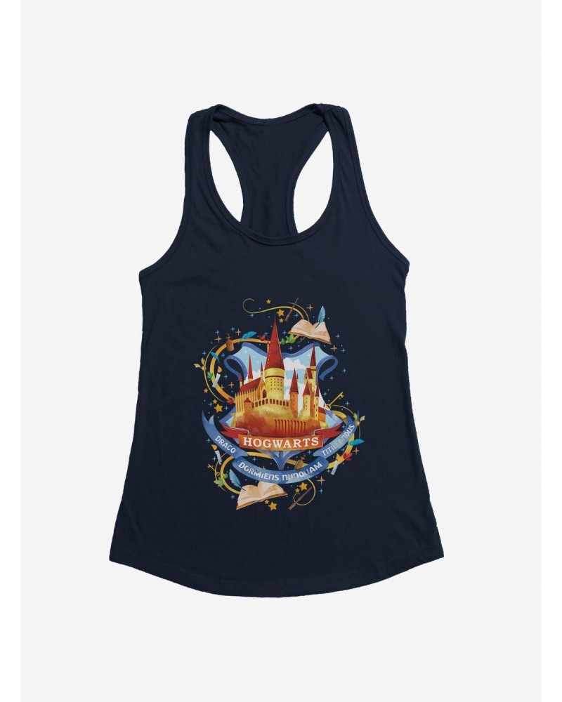 Harry Potter Hogwarts School Of Witchcraft And Wizardry Girls Tank $8.76 Tanks