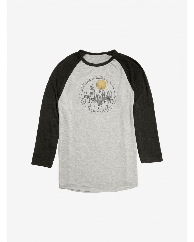 Harry Potter Moon Castleline Raglan $8.55 Raglans