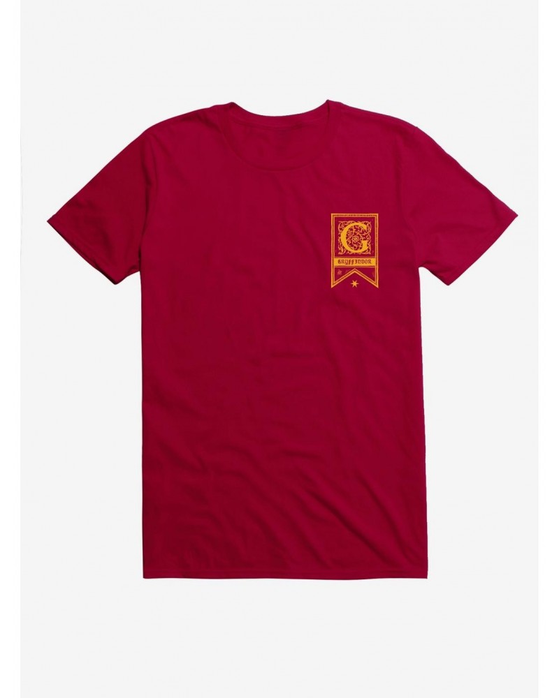 Harry Potter Gryffindor House Banner T-Shirt $9.37 T-Shirts