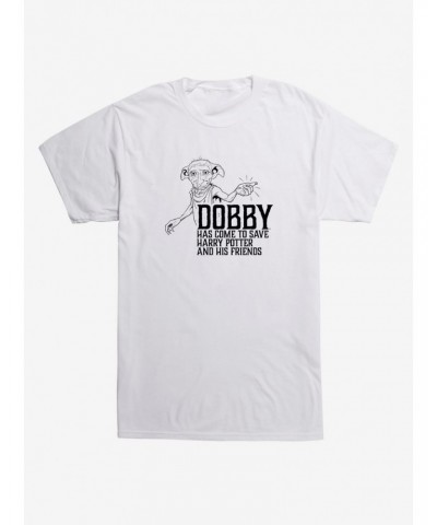 Harry Potter Dobby White T-Shirt $9.37 T-Shirts