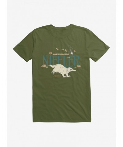 Fantastic Beasts Niffler Coins T-Shirt $8.60 T-Shirts