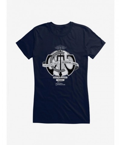 Fantastic Beasts: The Secrets Of Dumbledore International Confederation Of Wizards Girls T-Shirt $9.96 T-Shirts