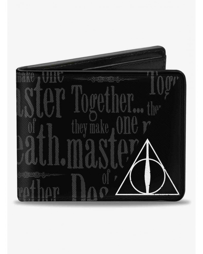 Harry Potter TogeTher They Make One Master of Death Bifold Wallet $8.15 Wallets