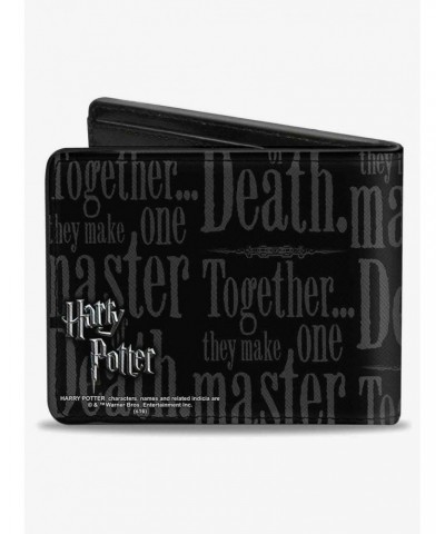 Harry Potter TogeTher They Make One Master of Death Bifold Wallet $8.15 Wallets