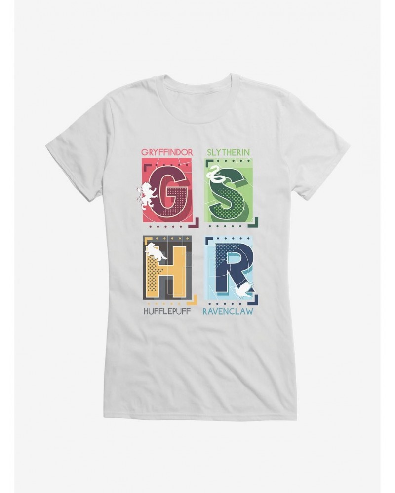 Harry Potter Hogwarts Houses Girls T-Shirt $6.97 T-Shirts