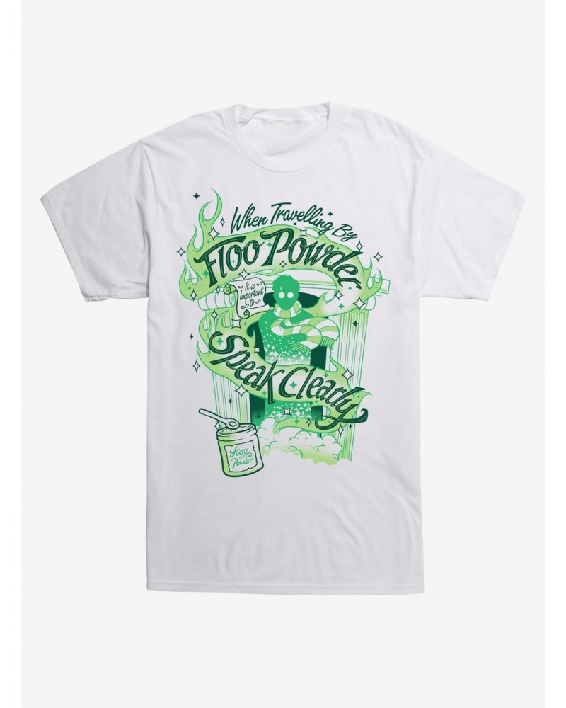 Harry Potter Travel By Floo Powder T-Shirt $7.46 T-Shirts