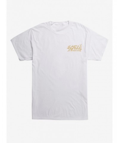 Harry Potter SPEW Organization Gold Text T-Shirt $9.37 T-Shirts