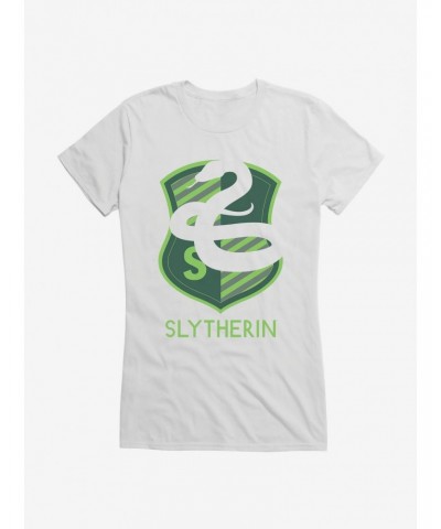 Harry Potter Slytherin Shield Girls T-Shirt $9.16 T-Shirts