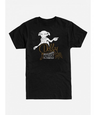 Harry Potter Dobby Is A Free Elf T-Shirt $8.99 T-Shirts