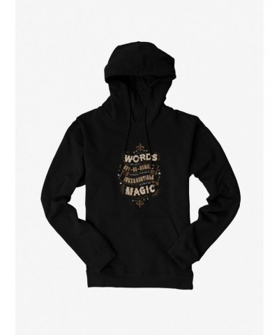 Harry Potter Words Are Magic Quote Hoodie $12.21 Hoodies