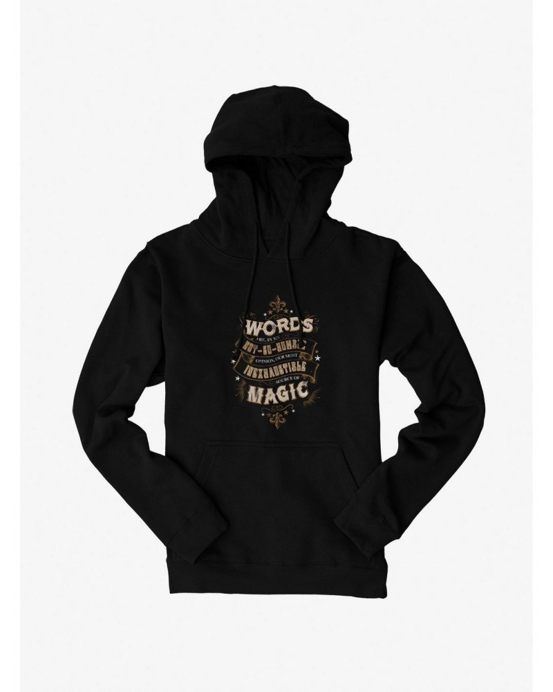 Harry Potter Words Are Magic Quote Hoodie $12.21 Hoodies