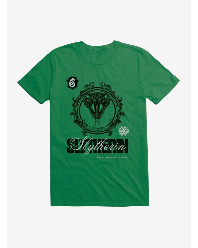 Harry Potter Slytherin Seal Motto T-Shirt $6.31 T-Shirts