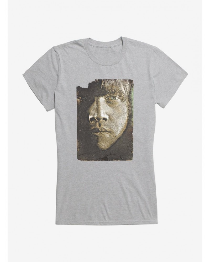 Harry Potter Close Up Ron Girls T-Shirt $6.37 T-Shirts