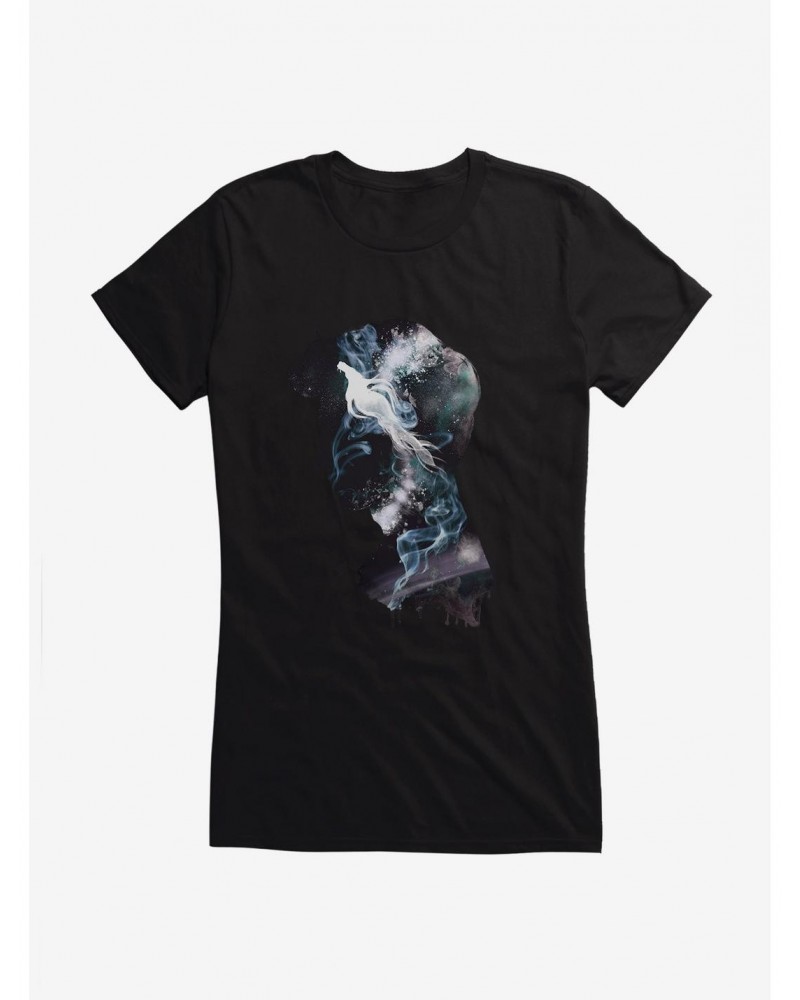 Fantastic Beasts Newt Sky Silhouette Girls T-Shirt $7.77 T-Shirts