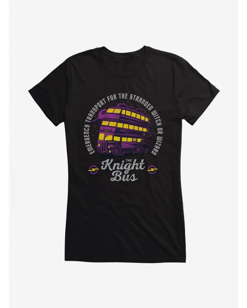 Harry Potter Knight Bus Icon Girls T-Shirt $7.37 T-Shirts